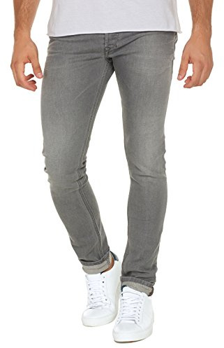 Diesel Tepphar R39N8 Men's Slim Carrot Jeans Trousers (DE/NL/SE/PL, Waist & Inseam, 29, 32, Grey), gray