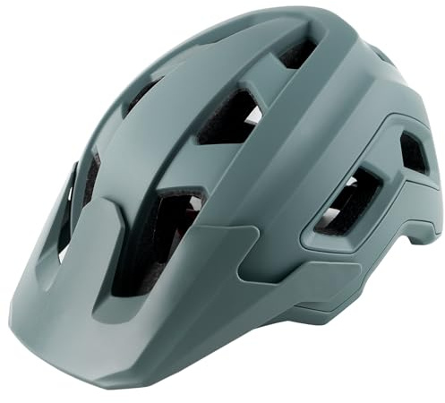 OUWOR Bike Helmet for Adult & Youth, Lightweight MTB Helmet with Adjustable Visor for Mountain/Road Cycling, 2 Sizes for Men Women Boys Girls (Foggy Teal)