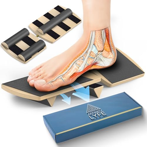 Ankle Strengthener & Balance Trainer, Foot Strengthener for Physical Therapy, Ankle Balance Board with 2 Difficulty Levels, HSA FSA Single-Leg Stability Trainer, Mobility Board for Injury Recovery