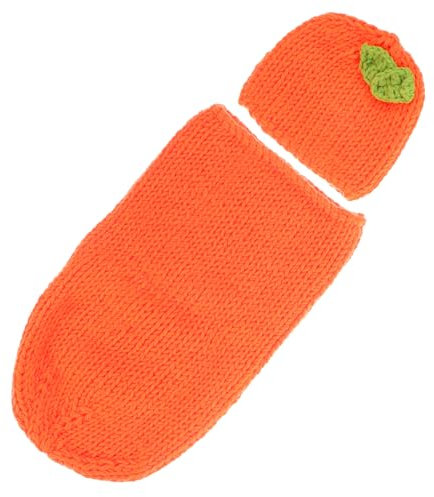 CIYODO Schlafsack Für Neugeborene Wickeltuch Foto-Requisite Schlafdecke Beanie-mütze Warm Atmungsaktiv