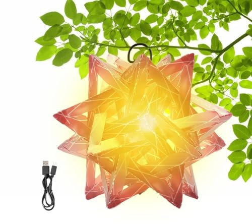 Étoile léger du camp portable, lumière étoile pour le camping,Lumières de tente de lampe de camping étanche | PP Board Falmade, ornement de matériel de camp portable pour la randonnée de randonnée de