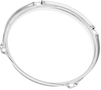 POPETPOP Aro de Batería Aro de Sujeción para Snare Bombo y Tom Accesorios de Percusión Negro Alta Durabilidad y Montaje Seguro