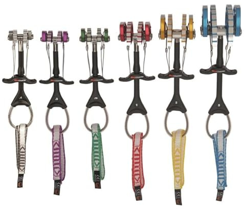Wild Country Friend Rock Climbing Cams - Lightweight, Active Protection for Trad & Alpine Climbing - Multicolored - 0.4-3