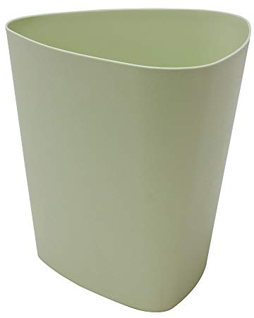 JVL Funktional Plastic 10 Litre Triangular Bin, Green, 27x27xH28cm
