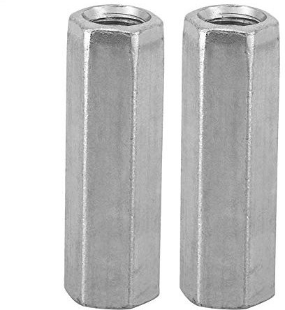 10 pièces M8 en acier au carbone longue tige écrou hexagonal manchon hexagonal écrou entretoise attaches filetées raccord tige hexagonale filetée(M8*40)