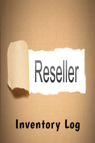 Reseller Logbook, Reselling Small Business Owner, Money, Brown, Journal, Record and Inventory Keeping, Note Taking, Organization, Paperback