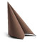 Alvotex Soft Point 50 Servietten, hochwertige Einwegserviette, 38x38 cm, Braun