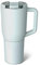 BrüMate Müv – 100 % auslaufsicherer, isolierter Kaffeebecher mit Griff und Deckel – Edelstahl-Kaffeebecher – doppelwandige Kaffeetasse (blaue Agave)