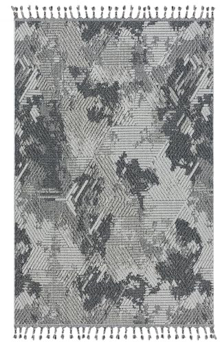 Astra Outdoor Teppich - Wetterfest, strapazierfähig, anthrazit 160 x 230 cm