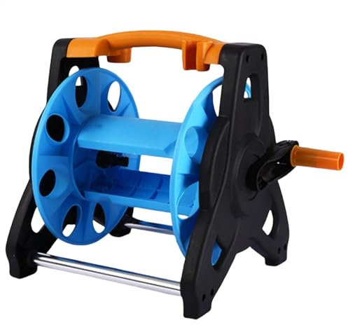 Aquapony Carrello Avvolgitubo - Avvolgitubo da giardino con ruote per cortile, parco, cortile, prato, fattoria