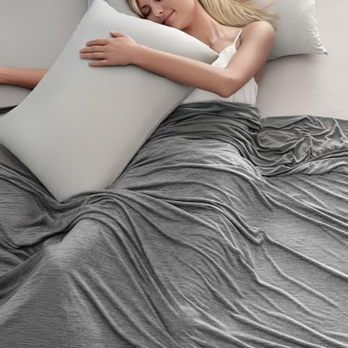 Cooling Blankets for Hot Sleepers & Night Sweats, Q-Max>0.43, Queen Size | Double-Sided Fabric, Lightweight Summer Blanket, Cooling Tech Absorbs Heat, Machine Washable, for Bed/Couch, for Women