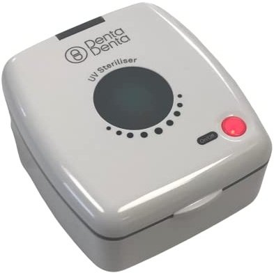 DentaDenta Ultra Violet Steriliser for Cleaning Aligners, Retainers, Dentures, Mouth Guards, Whitening Trays, Compatible with Invisalign Retainers