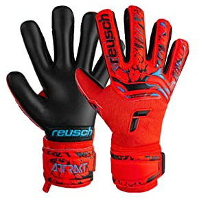 Reusch Torwarthandschuhe Attrakt Grip Evolution Finger Support Junior mit gutem Grip und Innennaht Schnitt 5