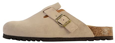 Scholl Leder-Sandalen von FAE, Dunkles Beige, 39 EU