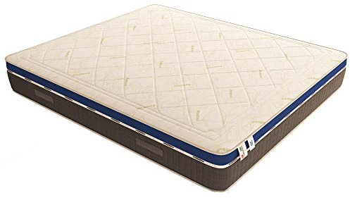 Baldiflex Emporio Materasso Matrimoniale Molle Insacchettate e Memory, Energy 700 Molle + 5 cm Memory, 5 Zone Differenziate, Altezza 26 cm 160x190 cm