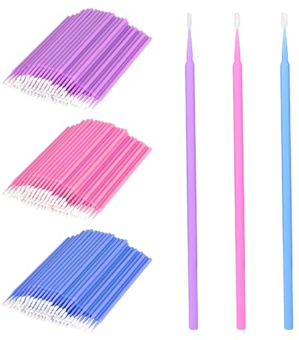 Abeillo 240 Stück Lacktupfer Auto Set,Microfiber Tip Lack Tupfer Lackpinsel,Lacktupfer für kfz Autolack,zum Ausbessern von Lackschäden(3 Farben und 3 Größen)