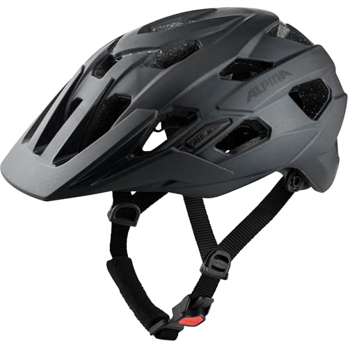 ALPINA PLOSE MIPS - Sicherer und Komfortabler MIPS Enduro & MTB Fahrradhelm Mit Antibakteriellen Polstern Für Erwachsene, optimaler Schutz, Black matt, M (52-57 cm)