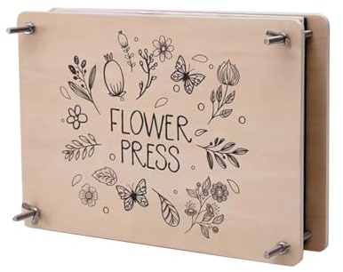 About iled professionellt blompress-set gör-det-själv blompress-set 30 x 21 cm för vuxna för torkning av blommor och pressblommor-konst