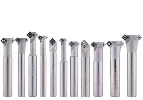 Invändig och utvändig fasfräs Indexerbar 45 graders C20-20-110 20 mm fasfräsinsats(C12-6-110(6-12))