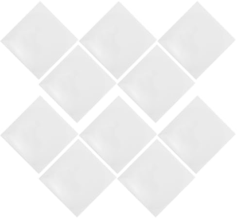 SEWACC 10 Unidades Película Adhesiva Protectora Transparente para Pala de Tenis de Mesa, Compatible Plástico Circular para Preservar la Superficie en Exteriores y Mesa