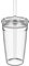 KeepCup Cold Cup - Clear Plastic, Reusable Ice Coffee Cup with Lid and Straw - Large 16oz (454ml)