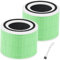 Core 300S Ersatzfilter für LEVOIT Core 300 / 300S / P350 Luftreiniger gegen Schimmel und Bakterien 3-in-1 Ersatz HEPA Filter Aktivkohlefilter - Core 300-RF P350-RF Core 300-RF-TX Grün (2 Stück)