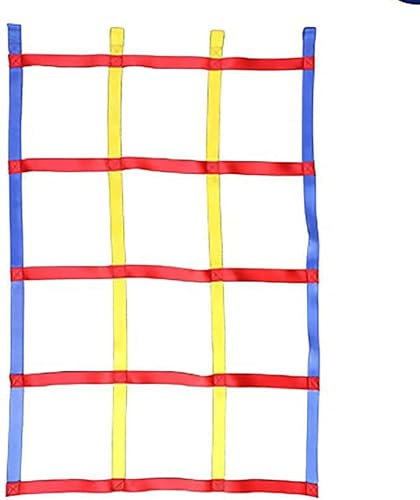 Klättringsväv Klätternät, repstege for klättring av lastnät med 4 triangulära ringar, utomhuslastnät Vävt skiljeväggsnät sisalrep staketnät