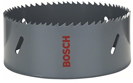 Bosch Professional 1x Sierra de corona HSS bimetálica para corte suave (en distintos materiales, Ø 121 mm, accesorios para taladro)