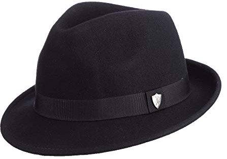 Dorfman Pacific Herren Wollfilz Hut, schwarz, X-Large