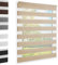 Doppelrollo Klemmfix ohne Bohren Sand 50x220 cm [Stoffbreite 46cm] Duo Rollo Fensterrollo für Fenster/Türen Gardine Klemmrollo Seitenzugrollo Sichtschutz Sonnenschutzrollo Zebrarollo
