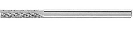 PFERD HM-frässtift, cylinderform ZYAS med pannkuggar, tänder 3 plus, frässtift ø 3 mm, skaftdiameter 3 mm, längd 43 mm, 21200283 – för universella tillämpningar på de viktigaste materialen