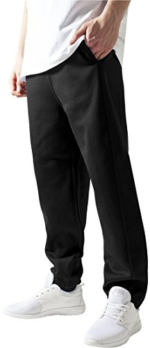 Urban Classics Sweatpants, Pantalon De Sport Coupe Large Homme, Noir (Black), M