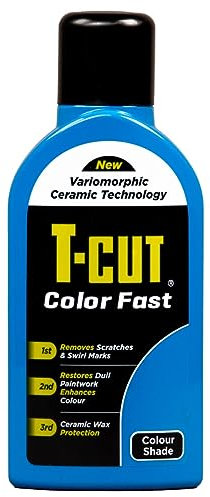 T-Cut Colour Fast 3-in-1 Paintwork Renovator, Mid Blue, 500ml