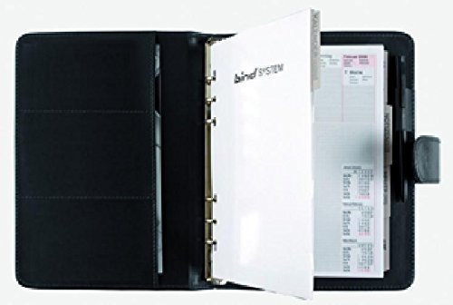 Zeitplaner A5, Nappalederimitat schwarz