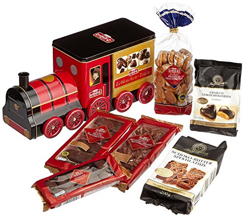 Lambertz Lebkuchenmischung Dose Lebkuchen-Train, 1er Pack (1 x 825 g)