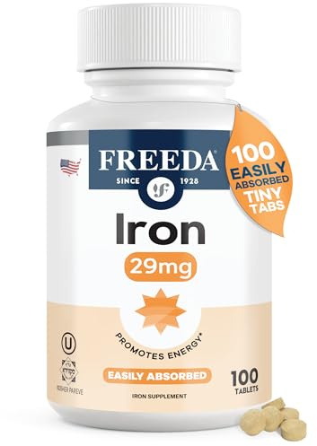 Freeda Iron Supplement - Ferrous Fumarate Iron Tablets