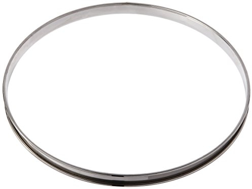 Gobel - Cercle à Tarte en INOX Ø 30 cm - Cercle à Pâtisserie Bords roulés - Hauteur 2 cm - Démoulage Rapide et Parfait - Qualité Supérieure - Fabriqué en France