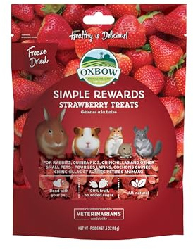 Oxbow SIMPLE REWARDS - Dolcetto per piccoli animali alla fragola, 14,2 g