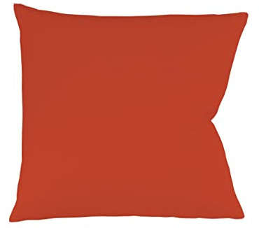 Fleuresse Colours Kissenbezug, Mako Satin, Terracotta, 40 x 40 cm