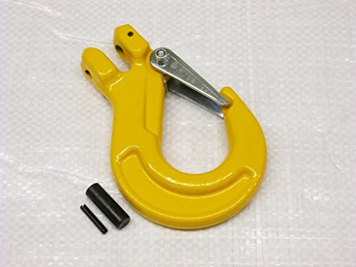 Lifting Clevis Sling Hook with Latch 10MM (Grade 80 3.15 Ton Chain Component 3.15T)