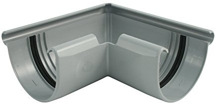 MARLEY Dachrinnen-Außenecke 90° RG 150, grau
