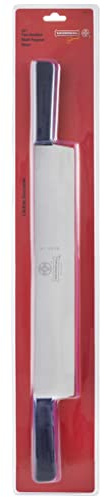 Mundial 16-Inch Carbon Stainless Steel Cheese Slicer - Double Handle Cheese Knife Ideal for Cutting Block of Cheese, Firm Grip, Model 5628-16