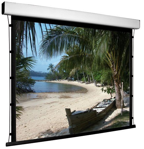 WS-Spalluto WS S GrandCinema - Schermo di proiezione 16:9, motorizzato, 2,74 m, 154 cm, 16:9, in alluminio, bianco
