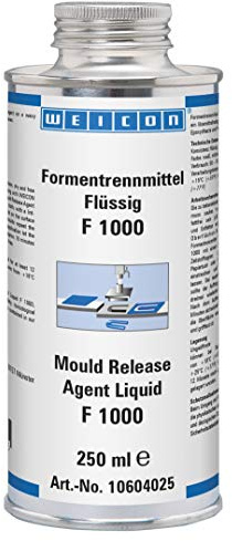WEICON Formentrennmittel F 1000 flüssig 250 ml für Glatte Oberflächen & Materialien, weiß-milchig