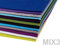 BUSDUGA 486090 Dekorativer Bastelfilz 20x30cm DIN A4 - 290g/qm - Stärke 1,5-2mm - 12 Bögen - verschiedene Farbmixe oder pur Farben wählbar (3MIX)