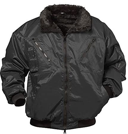 Feldtmann Giacca da pilota 2 in 1, colore nero, taglia M