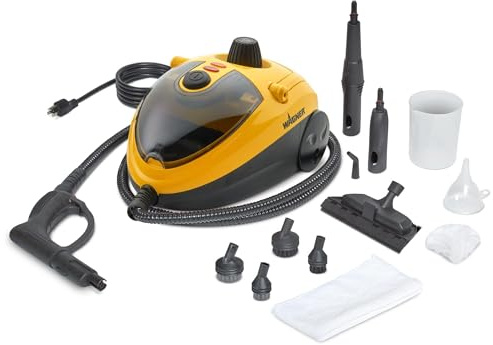Wagner Spraytech C900054 905e AutoRight Multi-Purpose Steam Cleaner, 12 Accessories Included, Power Steamer for cleaning, Color May Vary