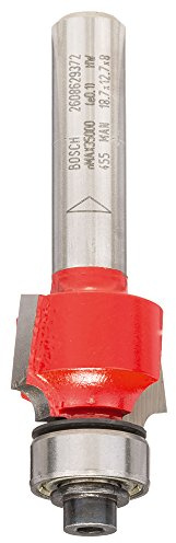 Bosch 1x Fresa para redondear Expert for Wood (Radio 3 mm, Longitud de trabajo 12.7 mm, Professional accesorio para fresadoras portátiles, fresadoras de mano)