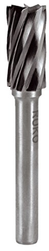 RUKO 116015A - Fresas metal duro para aluminio forma A - ZYA Cilíndrica sin dentado frontal (6 x 58 mm)
