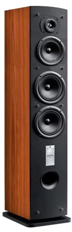 TRIANGOLO - Diffusore Hi-Fi Antal 902 - Altoparlante a Colonna - Potenza Ammissibile 120W - Output 91 DB/W/m - Versatile Musica e Home Cinema - 220 x 1070 x 280 mm - Cognac (Pezzo)